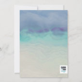 色彩の鮮やか縁ど結婚s 招待状 (裏面)