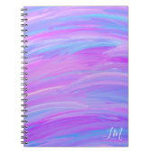 色彩の鮮やか色パーソナライズされた螺旋写真ノートブック ノートブック (正面)