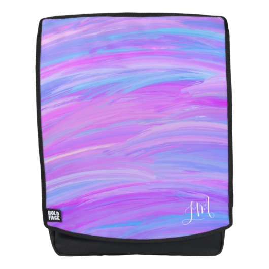 色彩の鮮やか色パーソナライズされたBackpack バックパック (正面)