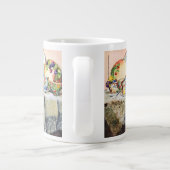 色彩の鮮やか色彩の鮮やか中国 ジャンボコーヒーマグカップ (裏面)