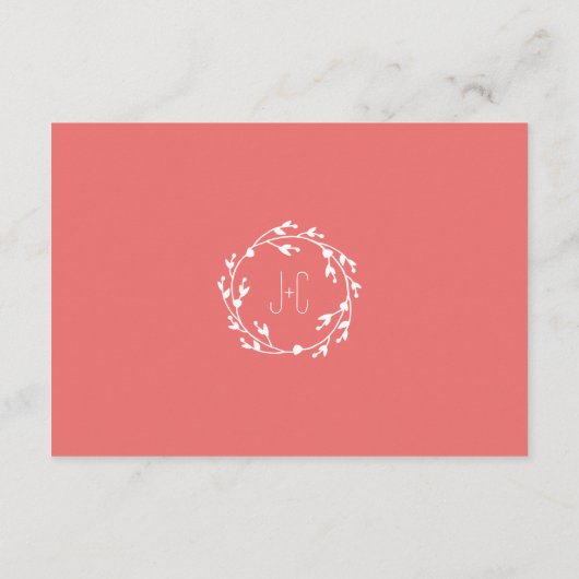 色彩の鮮やか花模様のエンクロージャカード エンクロージャーカード (裏面)