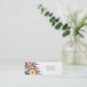 色彩の鮮やか花花花屋Skinny名刺 スキニー名刺 (スタンド正面)