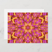 色彩の鮮やか花4 ポストカード (正面/裏面)