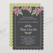 色彩の鮮やか葉 招待状 (正面/裏面)