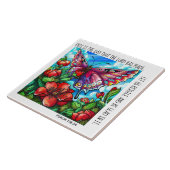 色彩の鮮やか詩の詩118:24 タイル (側面)