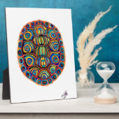 色彩の鮮やか貝 フォトプラーク (側面)