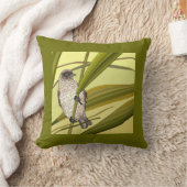 色彩の鮮やか金ゴールドと緑 クッション (ブランケット)