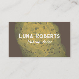 色彩の鮮やか金ゴールド 名刺