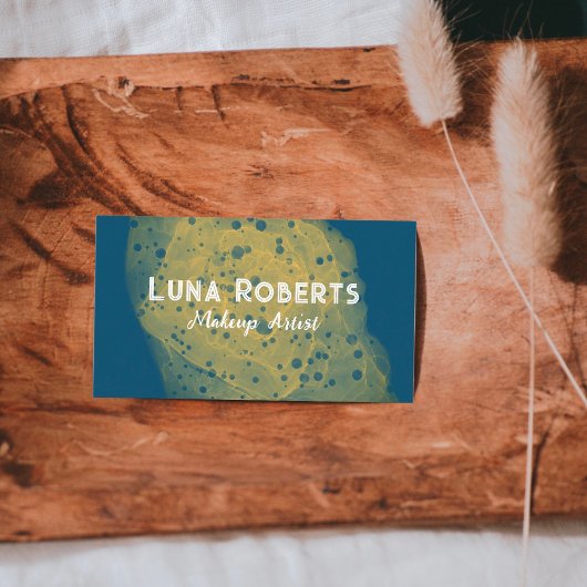 色彩の鮮やか金ゴールド 名刺