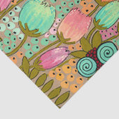 色彩の鮮やかArt Flowers Art Journal Gift Wrap Wrapping 薄葉紙 (詳細)