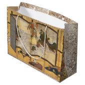 色彩の鮮やかCoromandel Changing Screen ラージペーパーバッグ (裏面アングル)