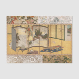 色彩の鮮やかCoromandel Changing Screen 薄葉紙