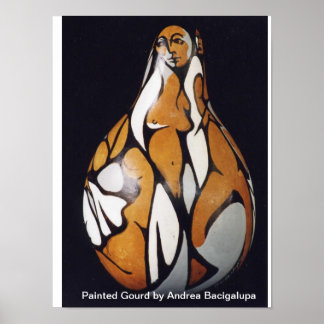 色彩の鮮やかGourd Poster ポスター