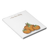 色彩の鮮やかPumpkinsメモ帳 ノートパッド (アングル)