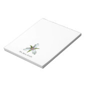 色彩の鮮やかTrillium春Wildflower Notepad ノートパッド (回転)