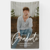 色彩の鮮やかWord編集可能カラー卒業バナー 横断幕 (縦)