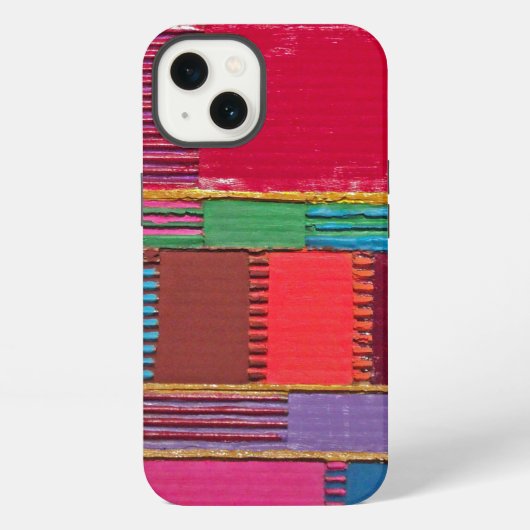色彩キルト iPhoneケース (裏面)