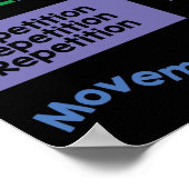 色彩デザインの原カッコいい則 ポスター (角)