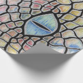 色彩ドラゴン ラッピングペーパー (角)