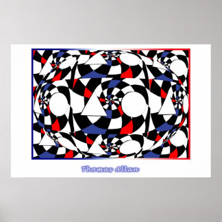 色彩及び型枠シンプル ポスター