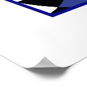 色彩及び型枠シンプル ポスター (角)