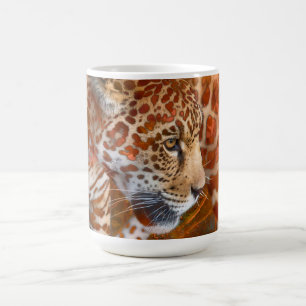 色彩豊かなヒョウ コーヒーマグカップ