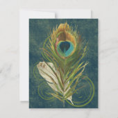 色彩豊かなピーコックの結婚式　保存の日 セーブザデート (裏面)