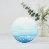 色彩豊かなロマンティックパステル招待状 招待状 (スタンド正面)