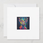 「色彩豊かな鹿」- インビテーション (裏面)