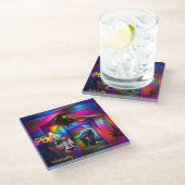 色恐怖症 ガラスコースター (アングル)