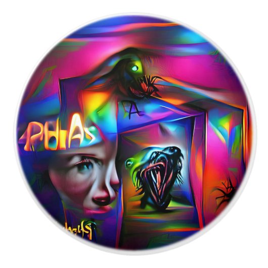 色恐怖症 セラミックノブ (正面)