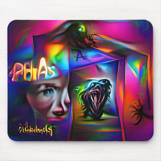 色恐怖症 マウスパッド (正面)