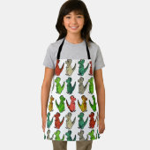 色恐竜の子供 エプロン (インサイチュ)