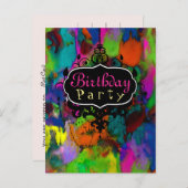 色想～はがき/招待状 インビテーションポストカード (正面/裏面)