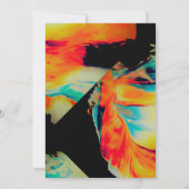 色抽象芸術 サンキューカード (裏面)