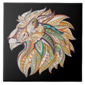 色抽象芸術 タイル (正面)