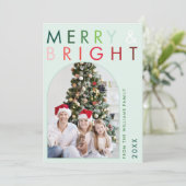 色数々のと明モダンるいクリスマス シーズンカード (スタンド正面)