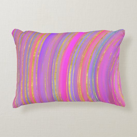 色数々のと金ゴールド アクセントクッション (正面)