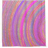 色数々のと金ゴールド シャワーカーテン (正面)