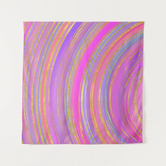 色数々のと金ゴールド タペストリー (正面)