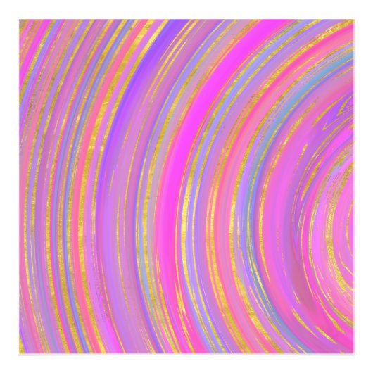 色数々のと金ゴールド フォトプリント            (正面)