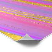 色数々のと金ゴールド ポスター (角)