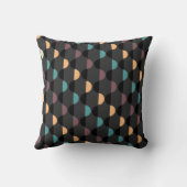 色数々ののアーストーン抽象芸術装飾用クッション クッション (裏面)