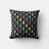 色数々ののアーストーン抽象芸術装飾用クッション クッション (正面)