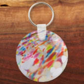 色数々ののガ吹ラス キーホルダー (正面)
