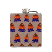 色数々ののクリスマスツリー – Flask フラスク (裏面)