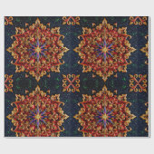 ~色数々ののクリスマス贈り物 ラッピングペーパー (フラット)