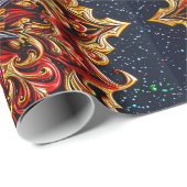 ~色数々ののクリスマス贈り物 ラッピングペーパー (ロールコーナー)