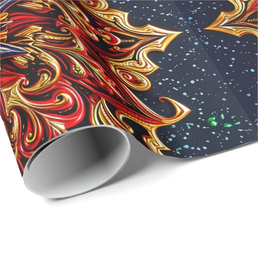 ~色数々ののクリスマス贈り物 ラッピングペーパー (ロールコーナー)