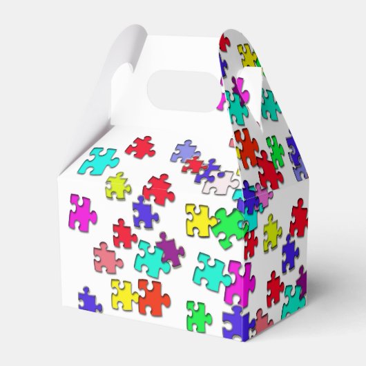 色数々ののジグソーパズル フェイバーボックス (正面サイド)